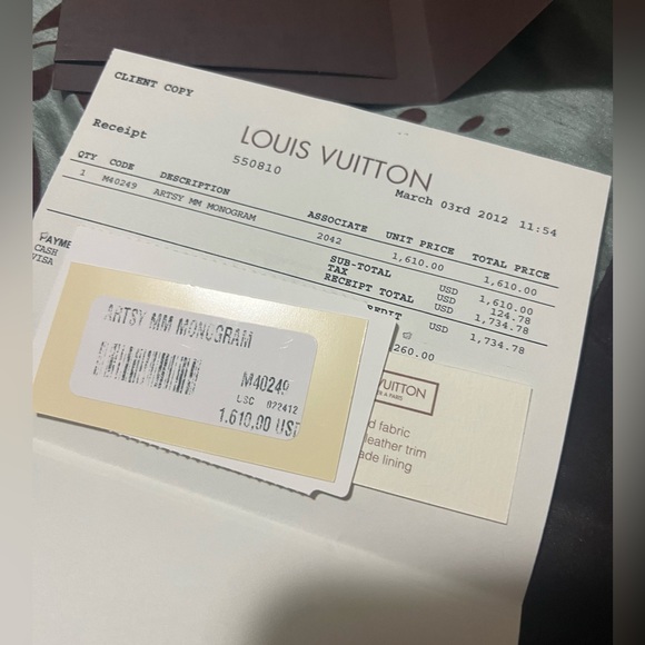 Louis Vuitton Artsy MM 10/10 condition ***NEW**** - Picture 4 of 4